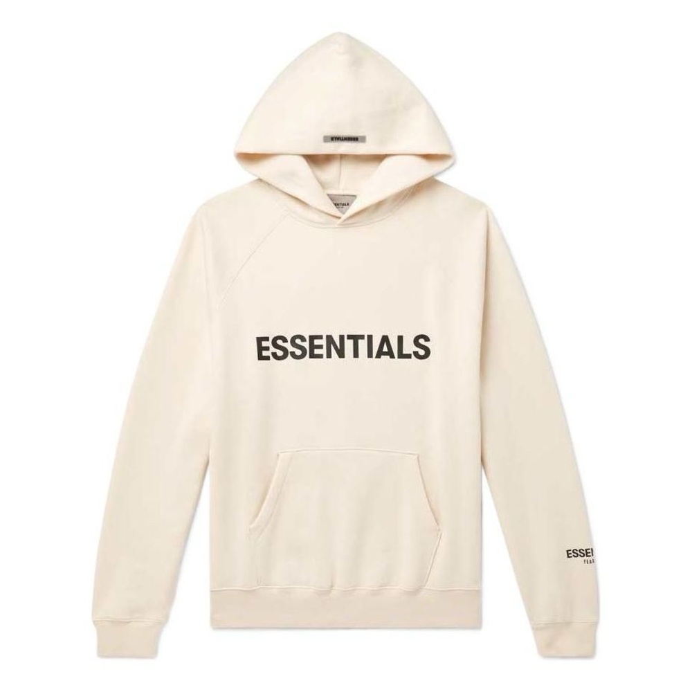 ESSENTIALS Fear Of God FW22 Pullover Hoodie in Buttercream Size XL